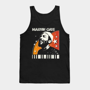 Marvin Gaye 70s Style Retro Tank Top